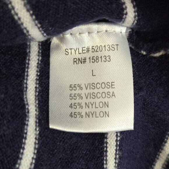 Navy Striped Sweater - Picture 5 of 5